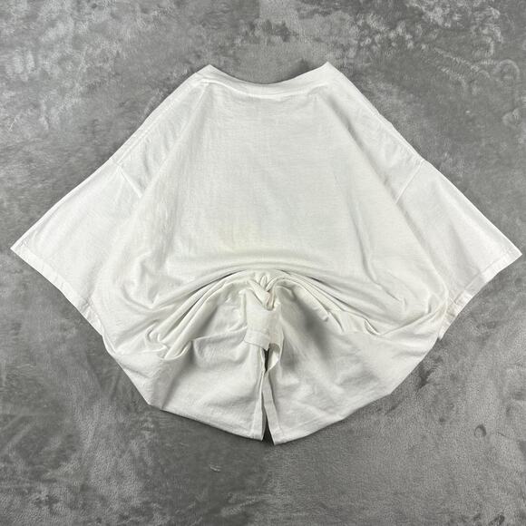 Vintage 90s Style M&M Candy Character Painting Masterpiece White X-Large T-Shirt - Picture 3 of 6